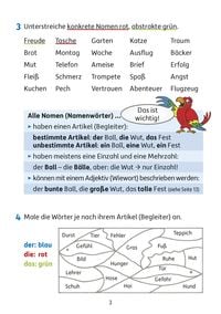 Deutsch 3. Klasse Übungsheft - Grammatik