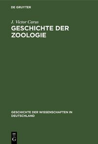 Produktbild: Geschichte der Zoologie