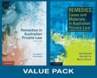 Produktbild: Remedies in Australian Private Law Value Pack 2 2 Volume Paperback Set