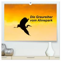 Produktbild: Die Graureiher vom Ahnepark (hochwertiger Premium Wandkalender 2026 DIN A2 quer), Kunstdruck in Hochglanz