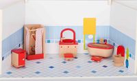 Bild vom Artikel Goki Puppenmöbel Badezimmer für Puppenhaus vom Autor 