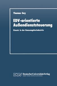 Produktbild: EDV-orientierte Au&szlig;endienststeuerung