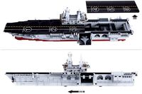 Sluban M38-B0699 - Model Bricks, Army, Großer Flugzeugträger II, Bausatz, Klemmbausteine