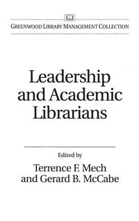 Produktbild: Leadership and Academic Librarians