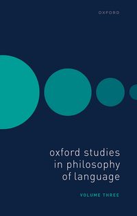 Produktbild: Oxford Studies in Philosophy of Language Volume 3