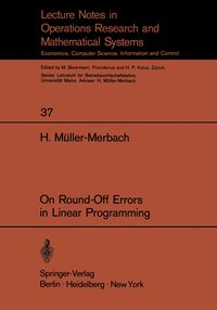 Produktbild: On Round-Off Errors in Linear Programming