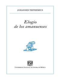 Produktbild: Elogio de los amanuenses