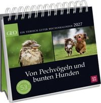 Produktbild: Postkartenkalender 2027: Von Pechv&ouml;geln und bunten Hunden
