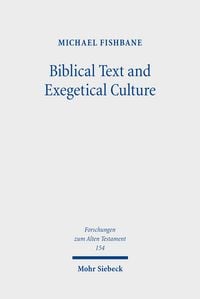 Produktbild: Biblical Text and Exegetical Culture