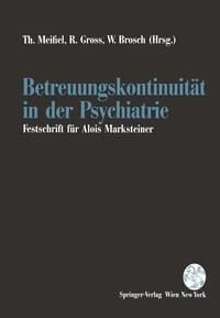 Produktbild: Betreuungskontinuit&auml;t in der Psychiatrie