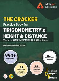 Produktbild: The Cracker Practice Book for Trigonometry and Height & Distance (In English Printed Edition)
