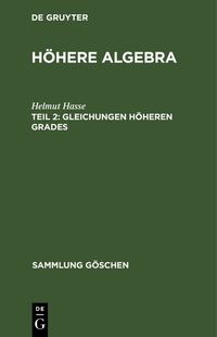 Produktbild: Gleichungen h&ouml;heren Grades