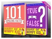 Produktbild: Diary of a Wimpy Kid - 101 Amazing Facts & True or False? (GWhizBooks.com)