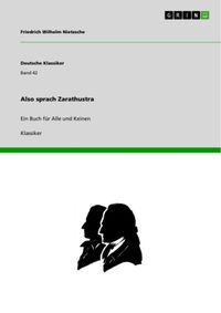Bild vom Artikel Also sprach Zarathustra vom Autor Friedrich Nietzsche
