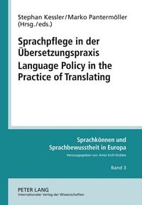 Produktbild: Sprachpflege in der &Uuml;bersetzungspraxis- Language Policy in the Practice of Translating