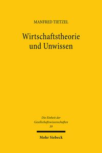 Produktbild: Wirtschaftstheorie und Unwissen