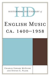 Produktbild: Historical Dictionary of English Music