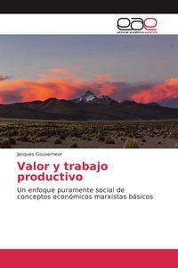 Produktbild: Valor y trabajo productivo