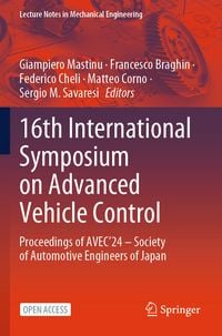 Produktbild: 16th International Symposium on Advanced Vehicle Control