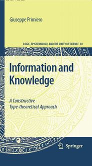 Produktbild: Information and Knowledge