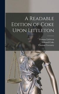 Produktbild: A Readable Edition of Coke Upon Littleton