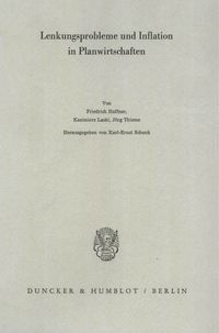 Produktbild: Lenkungsprobleme und Inflation in Planwirtschaften.