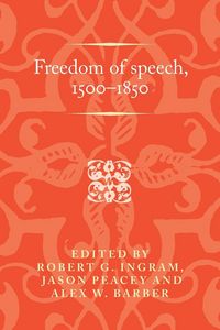 Produktbild: Freedom of speech, 1500-1850