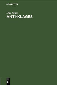 Produktbild: Anti-Klages