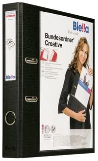 Produktbild: BIELLA Bundesordner&reg; Creative mit Sichttasche, schwarz