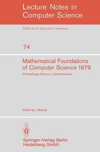 Produktbild: Mathematical Foundations of Computer Science 1979