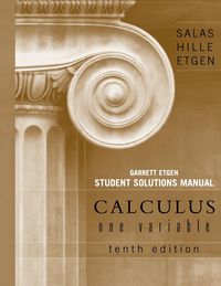 Produktbild: Calculus, Student Solutions Manual (Chapters 1 - 12)