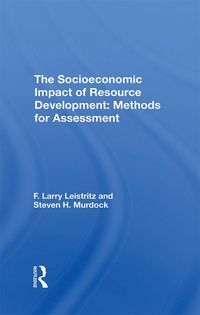 Produktbild: The Socioeconomic Impact Of Resource Development