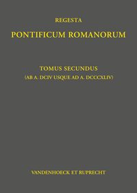 Produktbild: Regesta Pontificum Romanorum