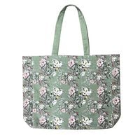 Produktbild: Shopper mit Vogel und Blumenprint ohne Magnet Druckknopf