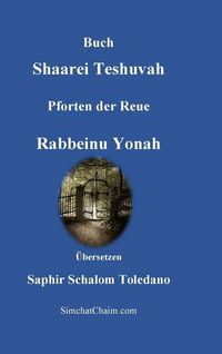 Produktbild: Buch Shaarei Teshuvah - Pforten der Reue