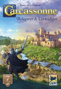 Produktbild: Hans im Gl&uuml;ck HIGD0137 - Carcassonne, Belagerer & Verteidiger (Auflage 2025), 7. Erweiterung