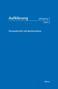 Produktbild: Vernunftrecht und Rechtsreform