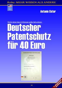 Produktbild: Deutscher Patentschutz f&uuml;r 40 Euro