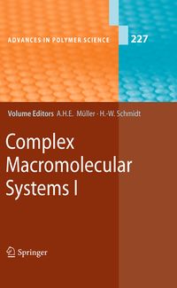 Produktbild: Complex Macromolecular Systems I