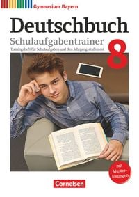 Produktbild: Deutschbuch Gymnasium - Bayern - 2020 - 8. Klasse - Schulaufgabentrainer mit L&ouml;sungen