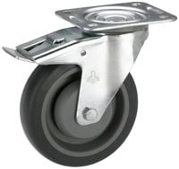 Produktbild: d&ouml;rner + helmer 716565F 716565F Lenkrolle Rad-Durchmesser: 100 mm Tragf&auml;higkeit (max.): 150 kg 1 St.