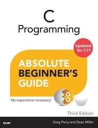 Produktbild: C Programming Absolute Beginner's Guide