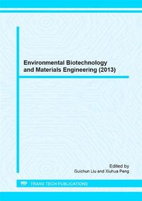 Produktbild: Environmental Biotechnology and Materials Engineering (2013)