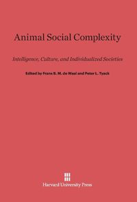 Produktbild: Animal Social Complexity