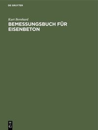 Produktbild: Bemessungsbuch f&uuml;r Eisenbeton
