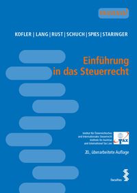 'Einführung In Das Steuerrecht' Von 'Georg Kofler' - Buch - '978-3-7089 ...