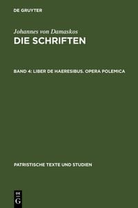 Produktbild: Liber de haeresibus. Opera polemica