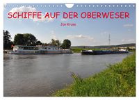 Produktbild: Schiffe auf der Oberweser (Wandkalender 2026 DIN A4 quer), CALVENDO Monatskalender