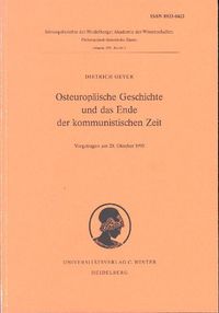 Produktbild: Osteurop&auml;ische Geschichte und das Ende der kommunistischen Zeit