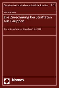 Produktbild: Die Zurechnung bei Straftaten aus Gruppen